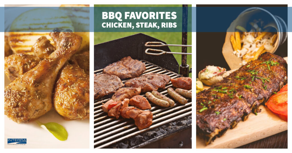 Meat Products - Chicken, Steak, Ribs